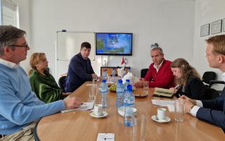 WELCOMING THE AMBASSADOR OF THE NETHERLANDS IN BULGARIA, H.E. MR.  SIMON VAN DER BURG