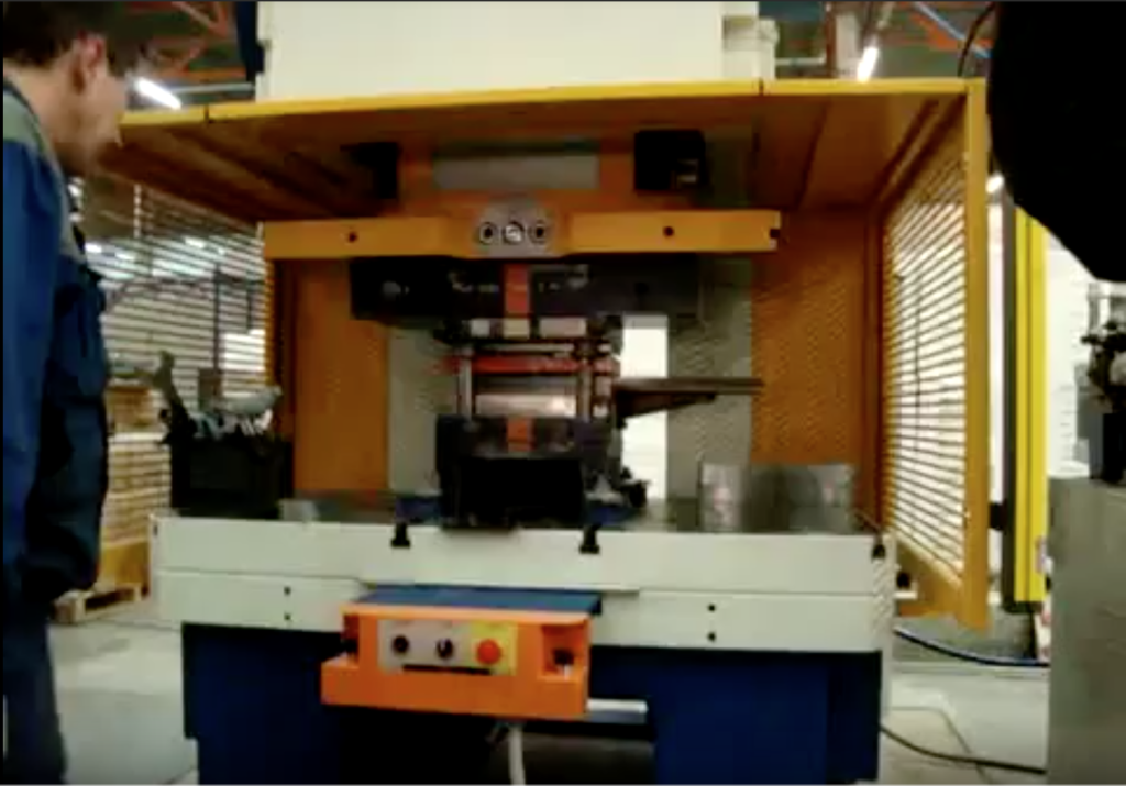 Automatic production line based on 200-ton mechanical C-frame press