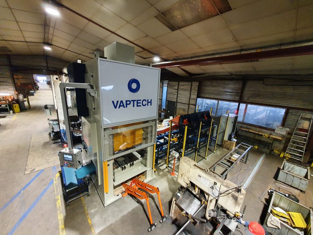 VAPTECH Delivers & Installs a Fully Automated 400T H-Frame Press Solution for Western Europe
