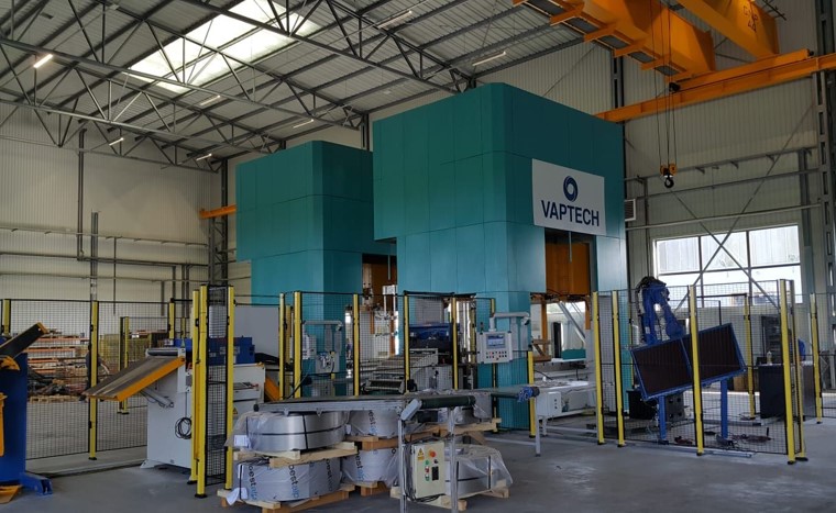 Automated line with mechanical presses 2 X PE400D